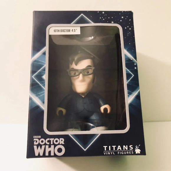 2012 Titan Doctor  Who 10th Doctor With Glasses Vinyl Figure Toys Dr Who - Picture 12 of 12